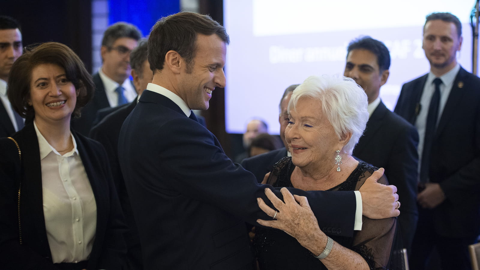 Line Renaud et Macron