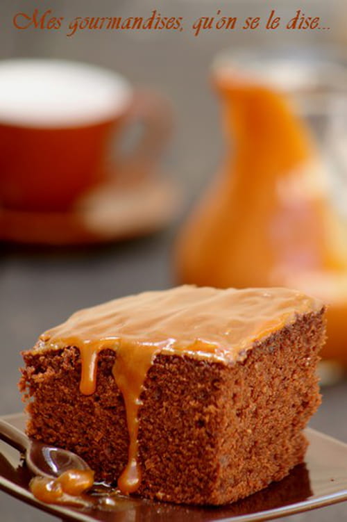Moelleux au chocolat et caramel au beurre salé