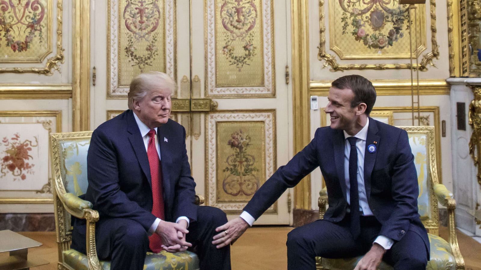 Emmanuel Macron et Donald Trump
