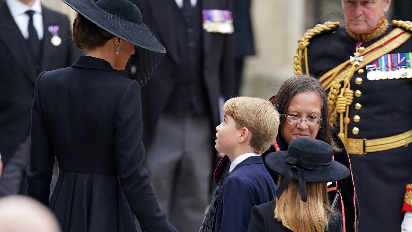 Princesse Charlotte et son frère George