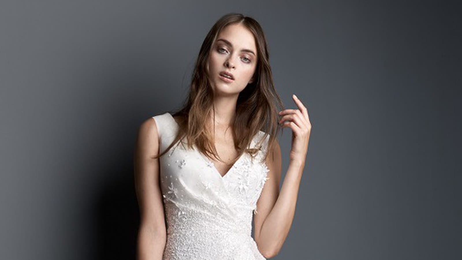 Robe de mariée drapée