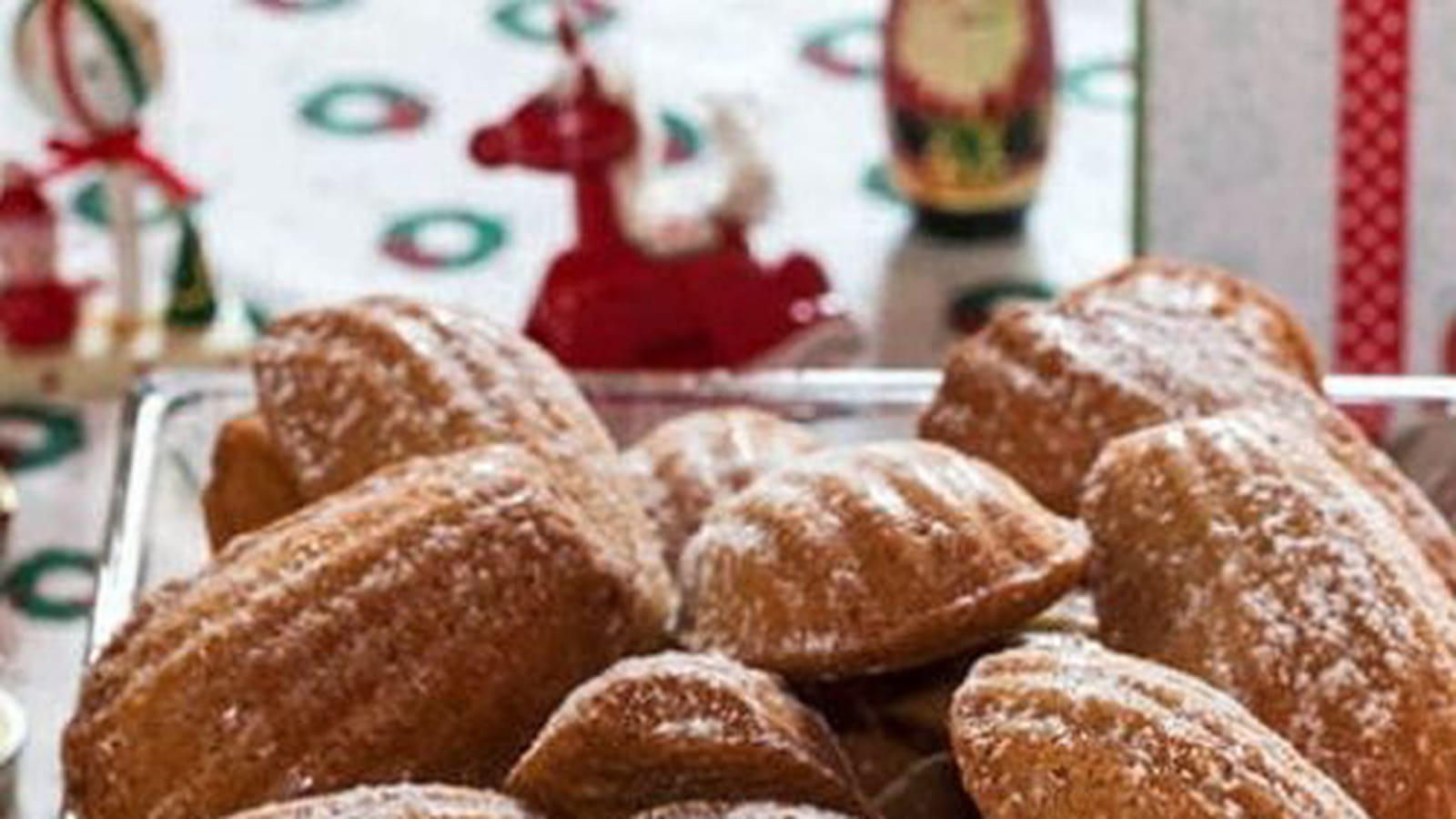Madeleines aux épices de Noël