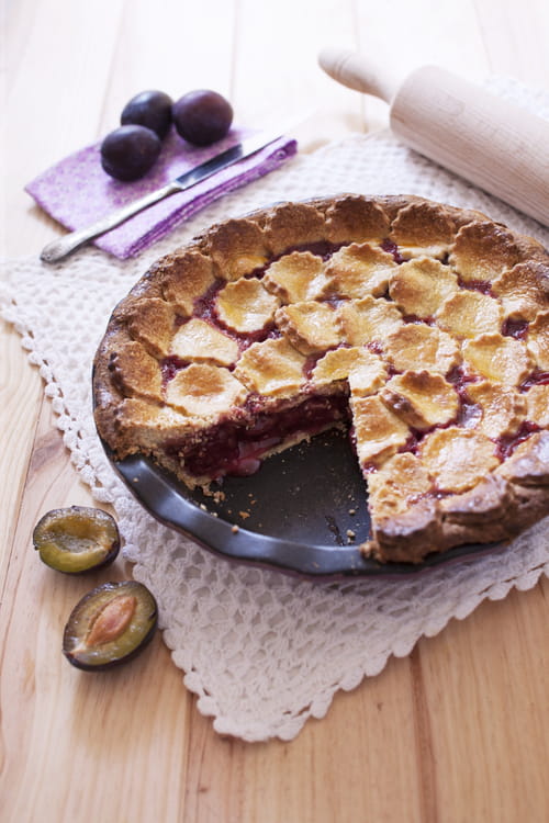 Tourte aux quetsches