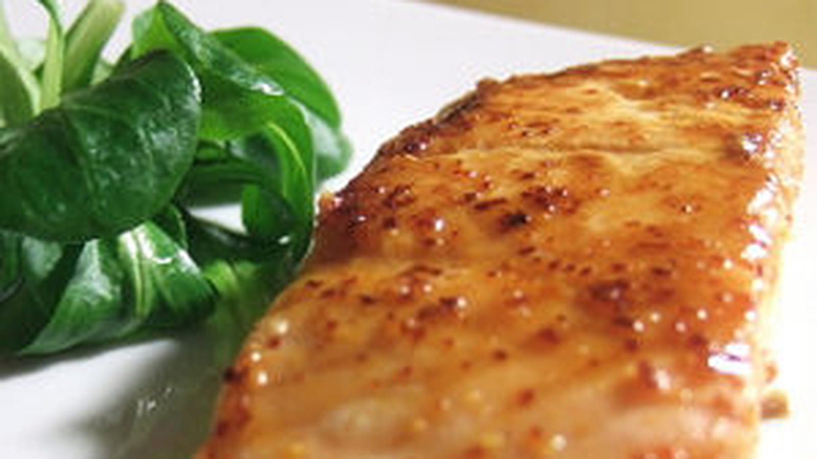 Pavé de saumon au miel et piment