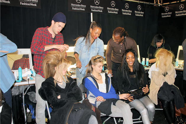 Dans les coulisses du défilé Carolina Herrera