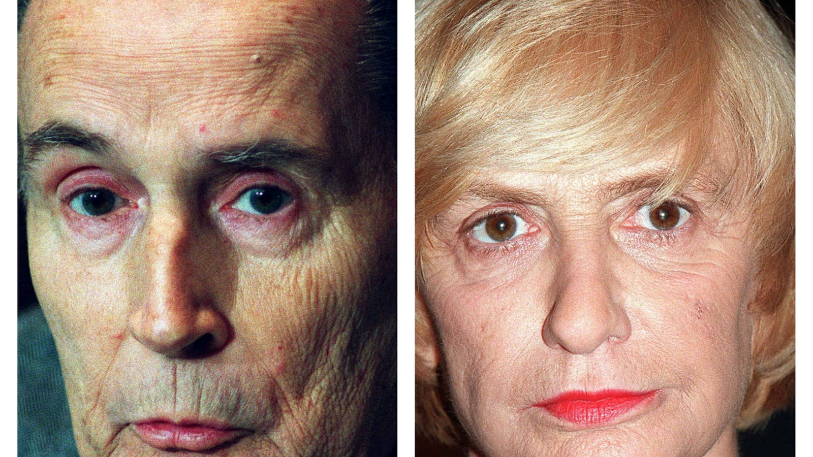 François Mitterrand et Françoise Sagan