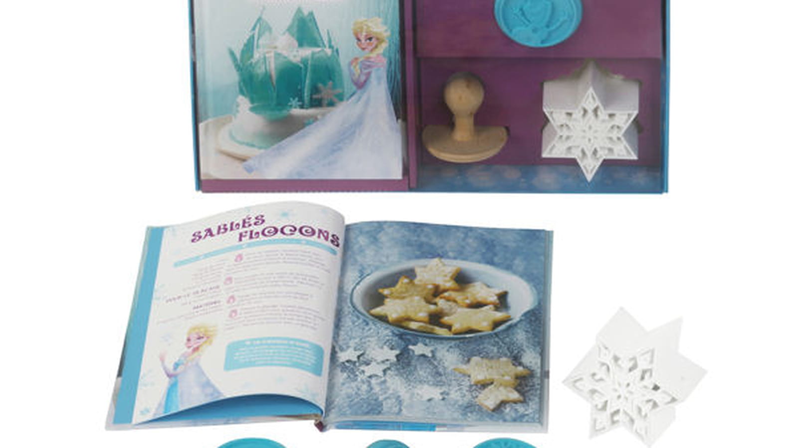 Coffret de la Reine des Neiges aux éditions Hachette Cuisine