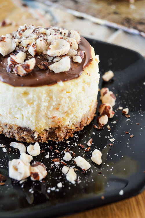 Cheesecakes individuels au Nutella