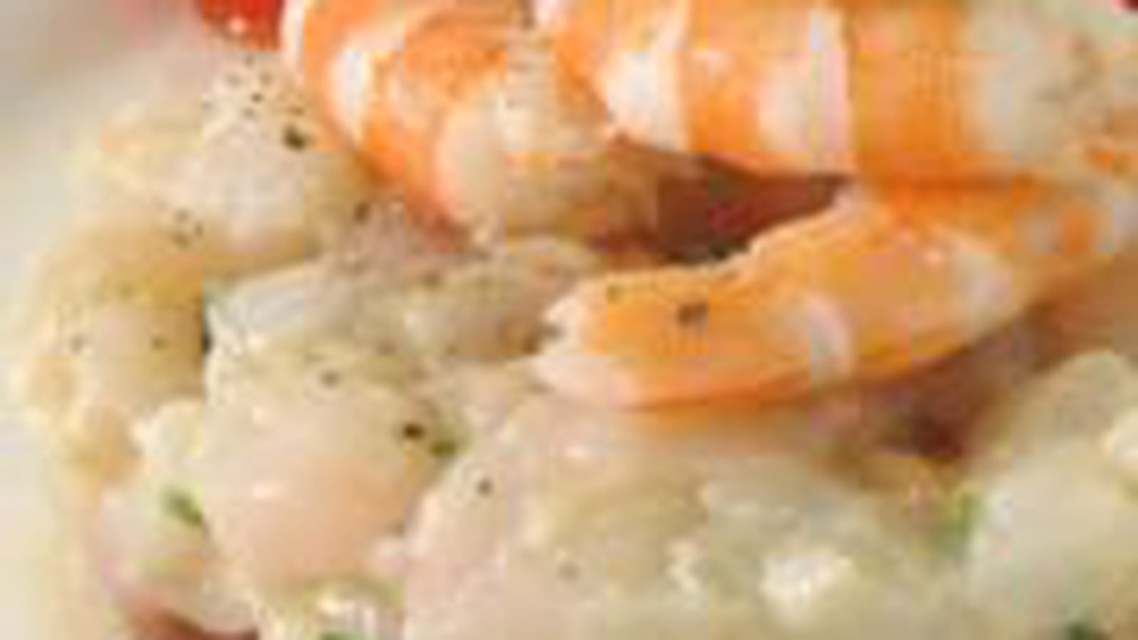 Tartare de daurade et crevettes roses