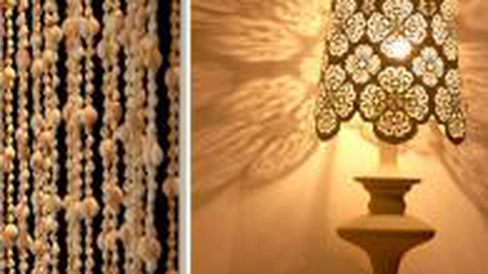 Rideau et lampe
