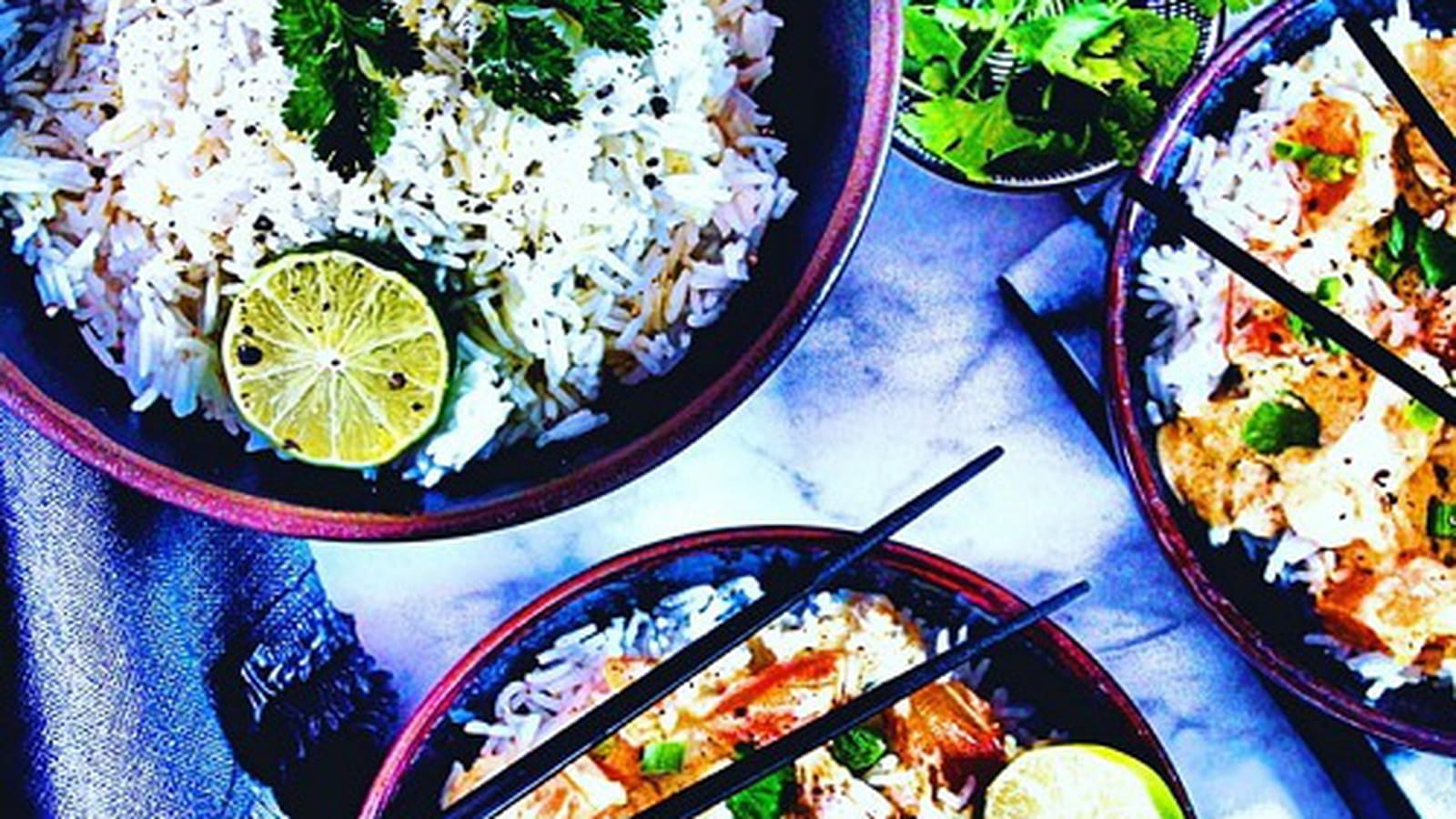 Curry jaune Thaï au saumon