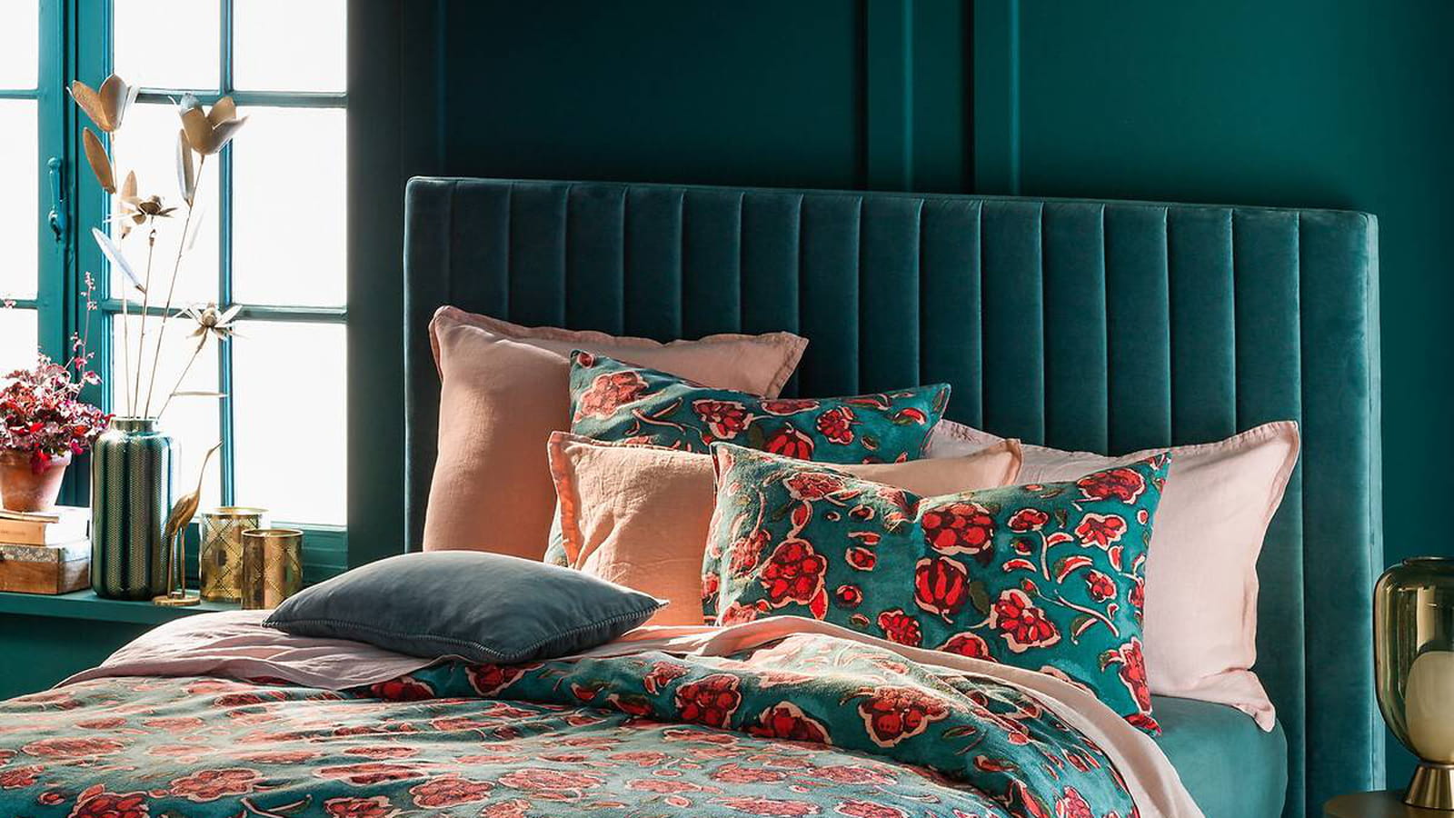 En tête de lit velours