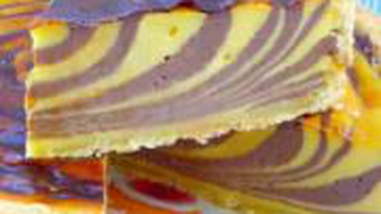 Flan pâtissier tigré ou zébré