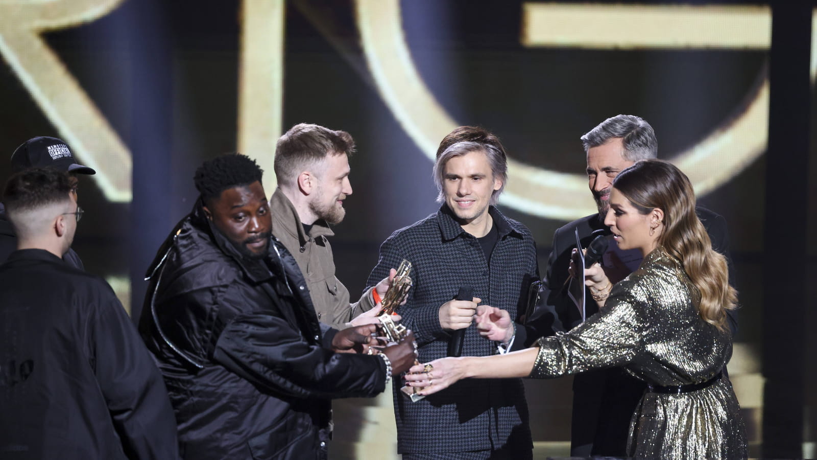 Orelsan, Olivier Minne et Laury Thilleman