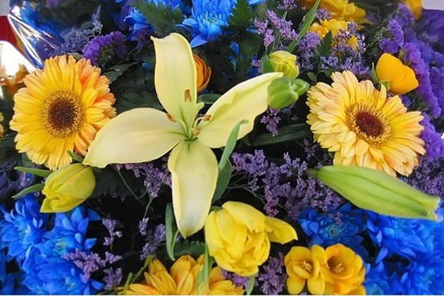 Le bouquet en brassée