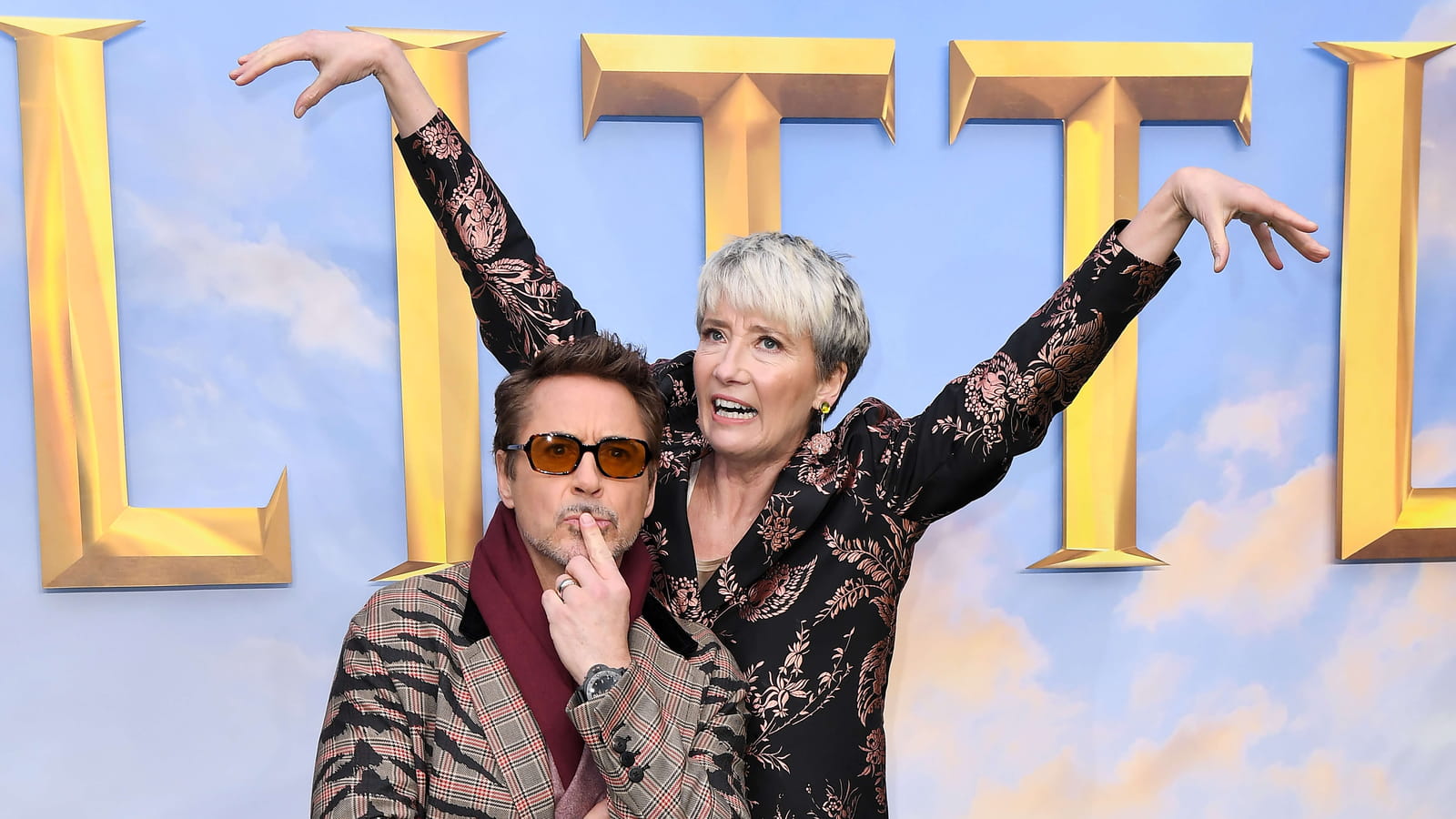 Robert Downey Jr et Emma Thompson