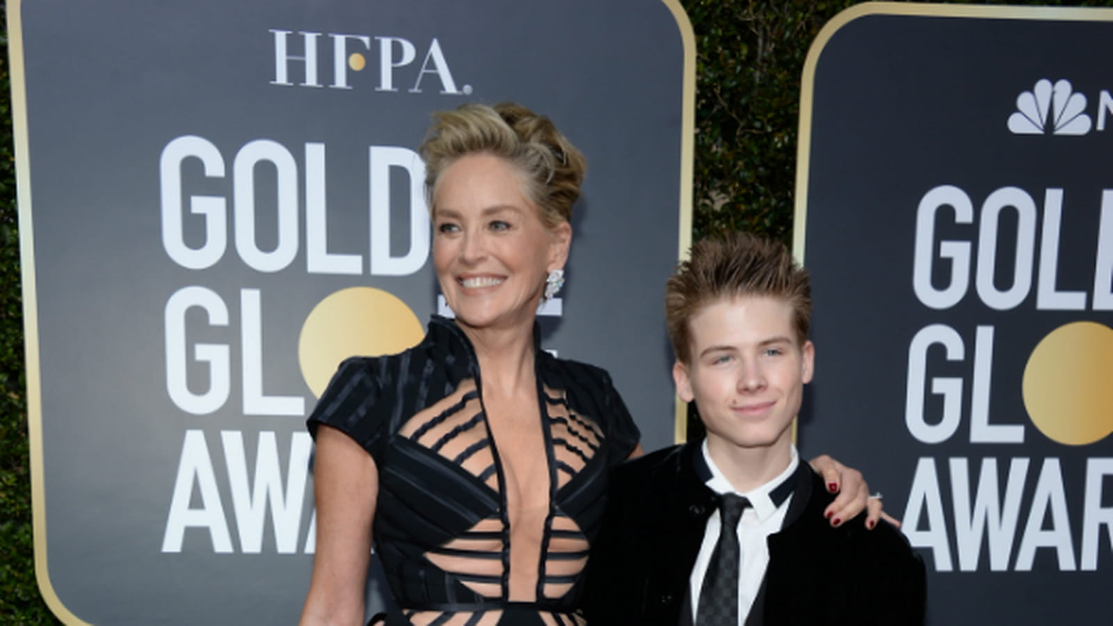 Sharon Stone et son fils 