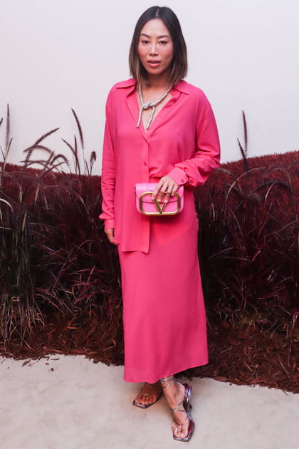 Aimee Song &agrave; la pr&eacute;sentation VIP&nbsp;Revolve Gallery