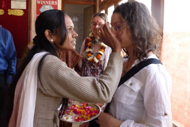 Un accueil tr&egrave;s typique