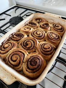 Brioches roulées à la cannelle (sans lactose) : Etape 9