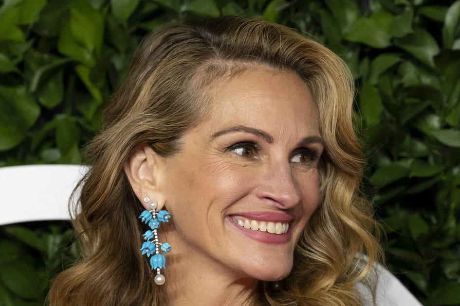 Les l&egrave;vres ros&eacute;es de Julia Roberts