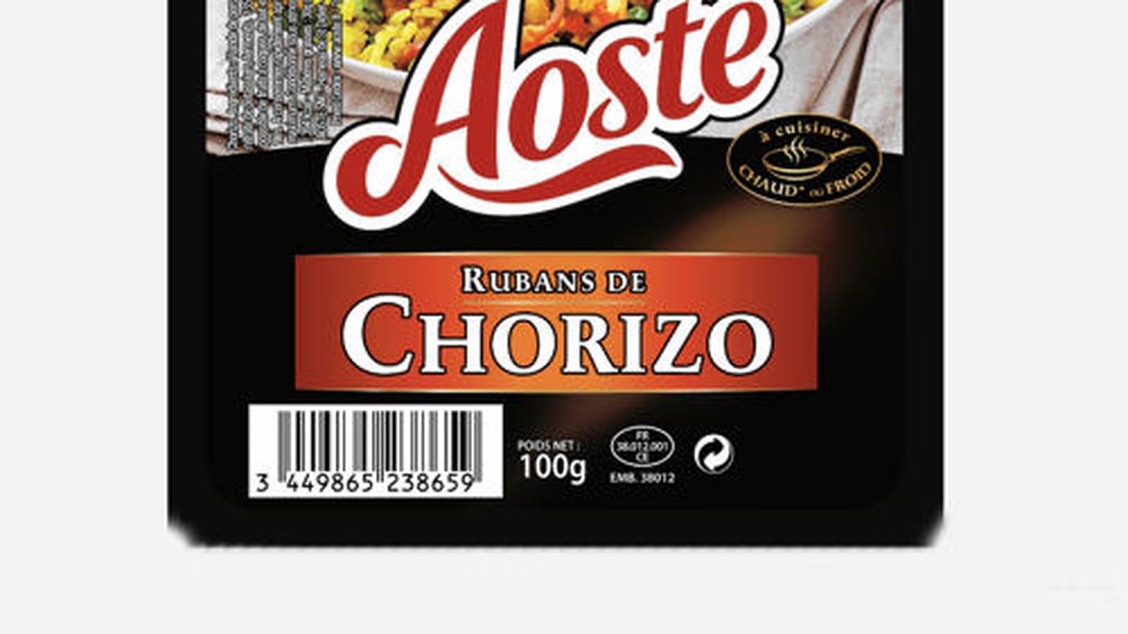Rubans de filet de chorizo d'Aoste