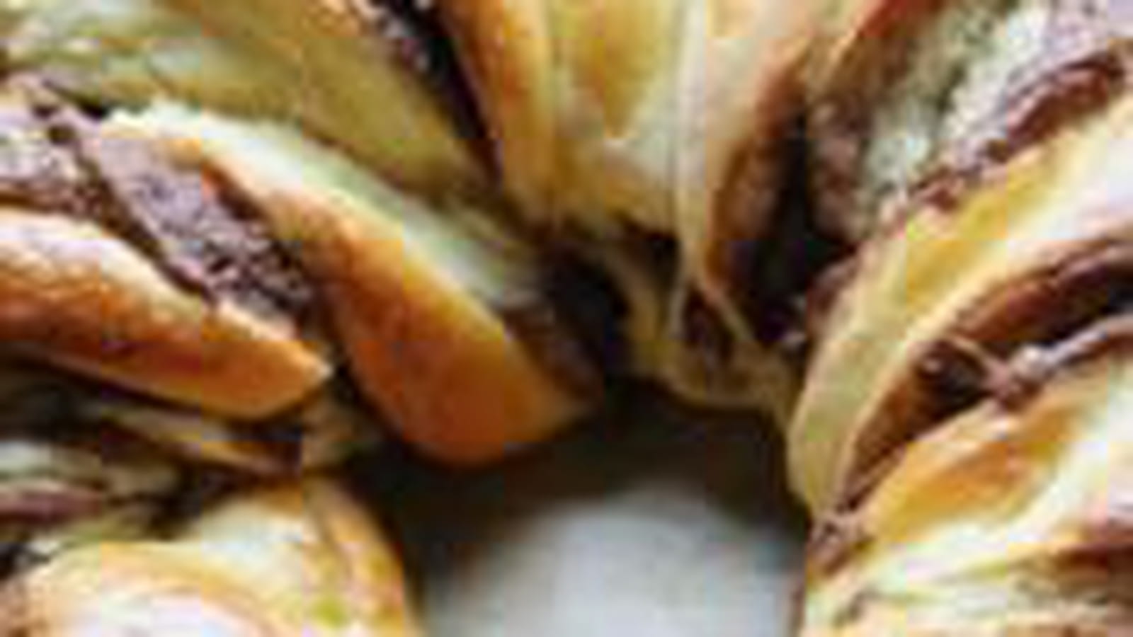 Torsade briochée à la pâte à tartiner
