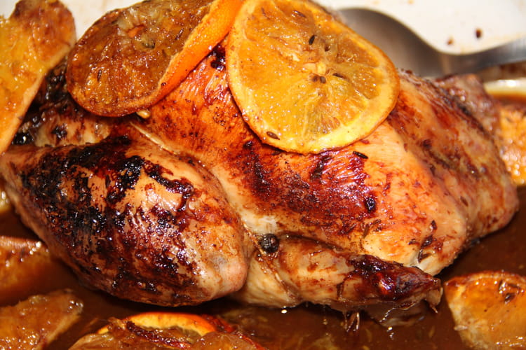 Recette de Poulet rôti à l'orange et aux épices Recette de Poulet rôti à l'orange et aux épices
