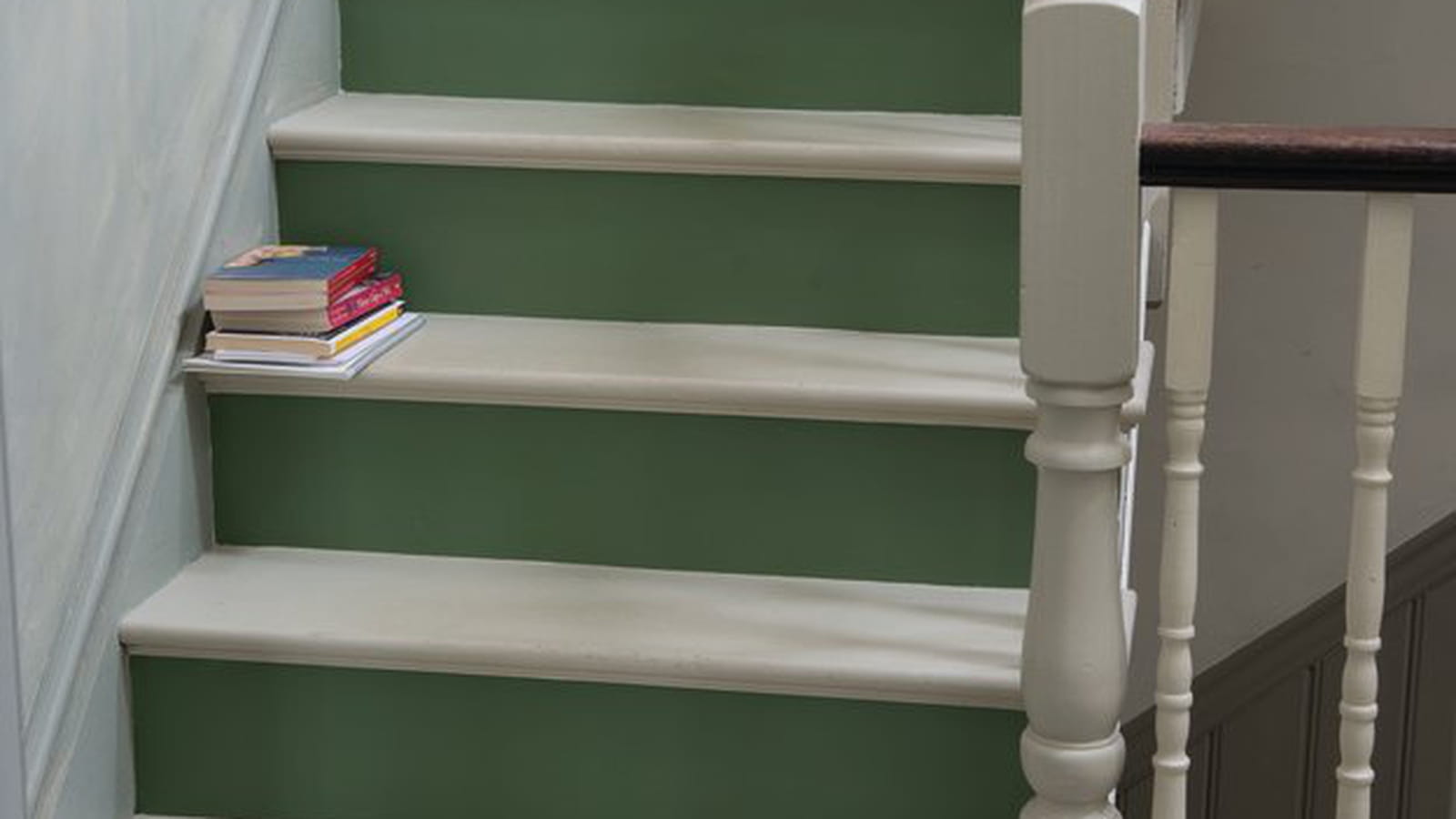 Escalier bicolore