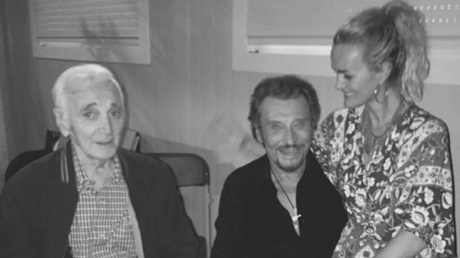 Avec Charles Aznavour