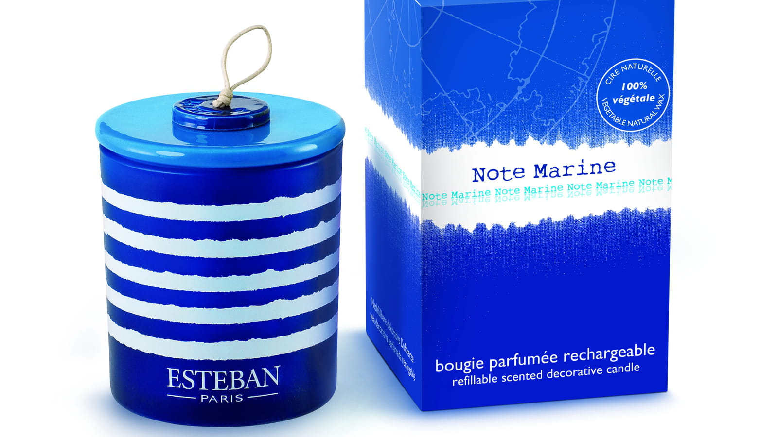 Bougie parfumée Note Marine Esteban