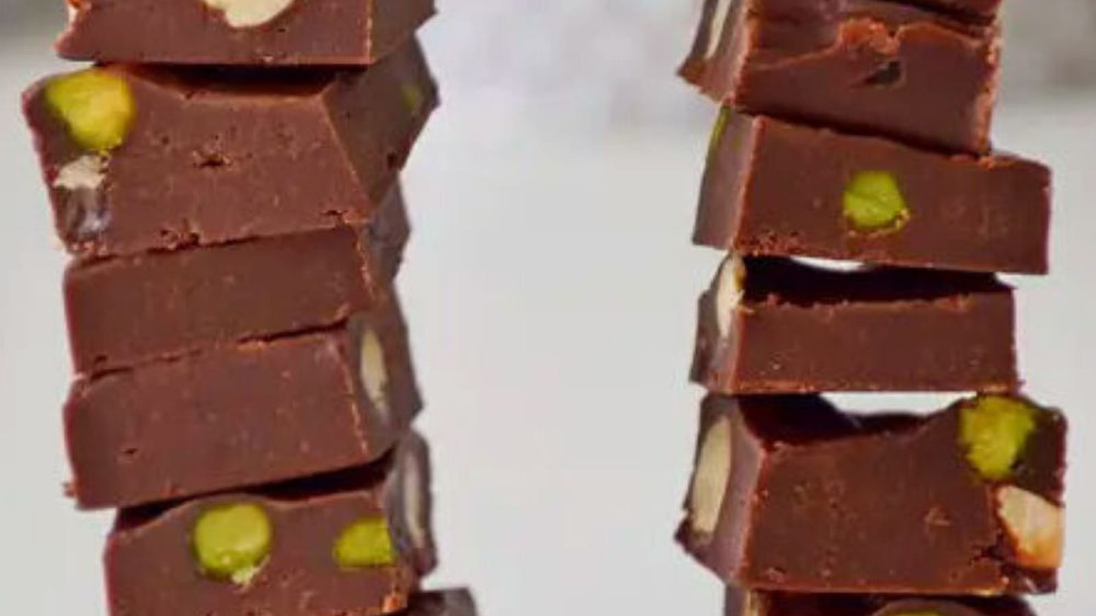 Fudge au chocolat et fruits secs