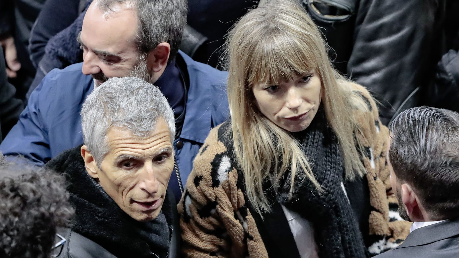 Nagui et sa femme Mélanie Page