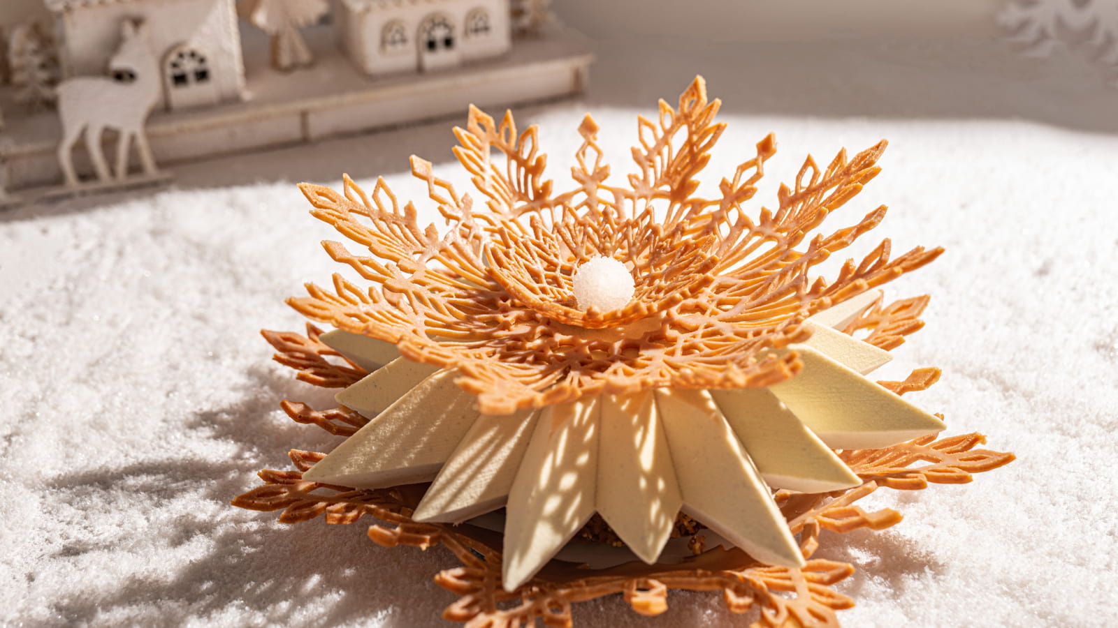 Bûche Flocon de Nina Métayer