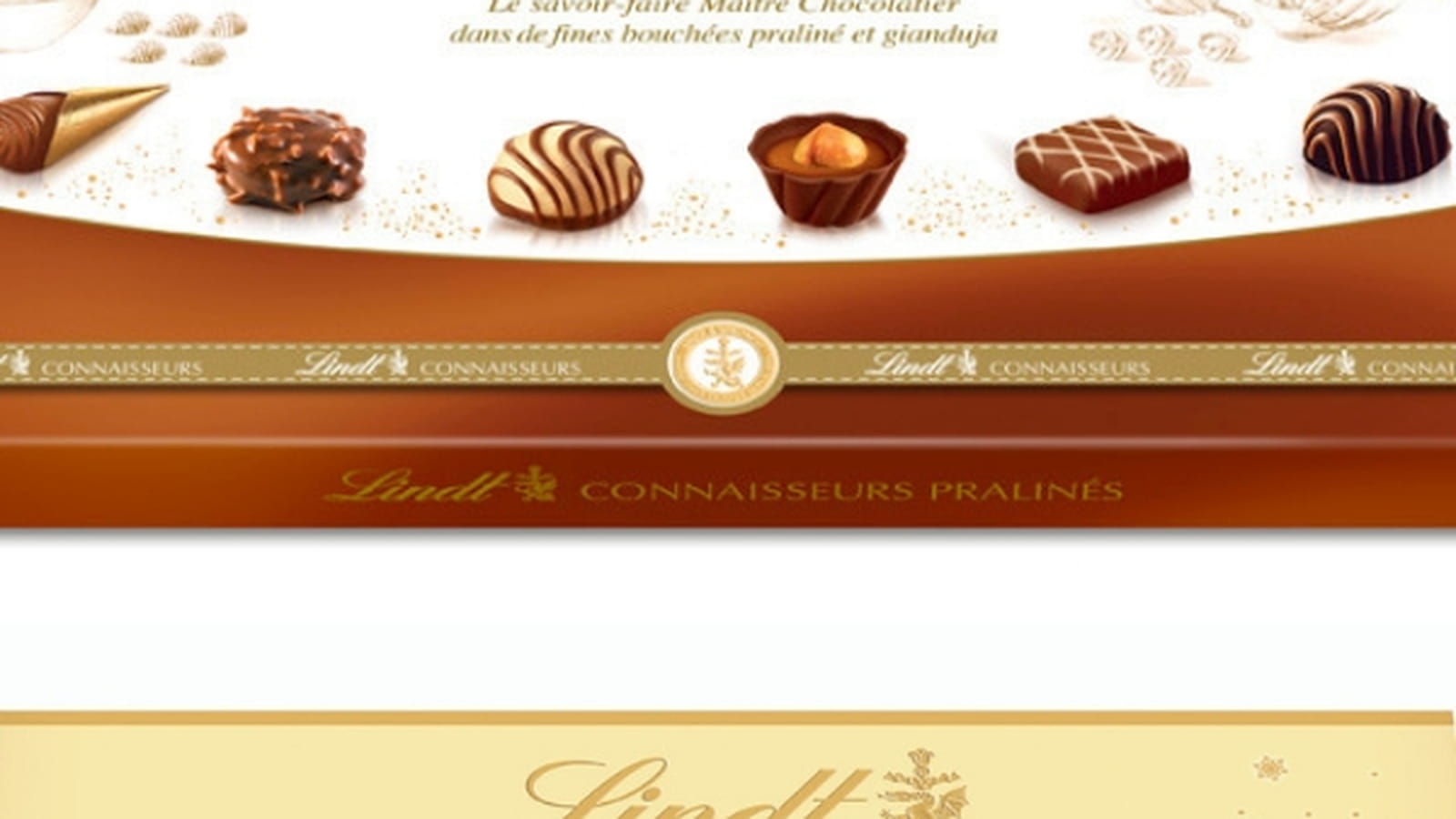 Les boîtes de chocolats Lindt