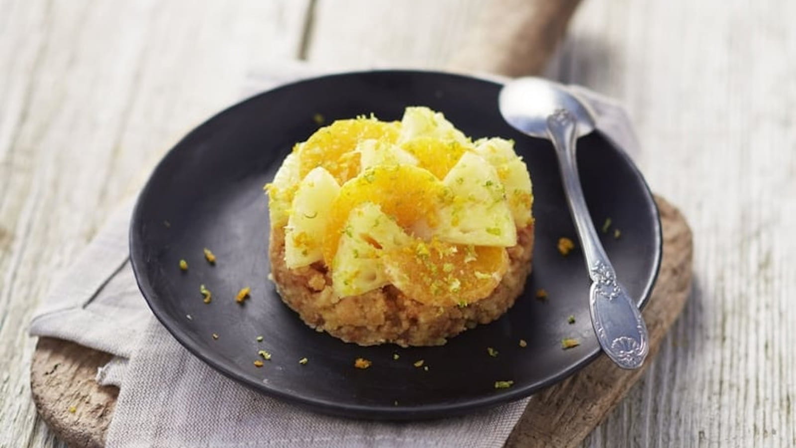 Tartelette Ananas et Agrumes