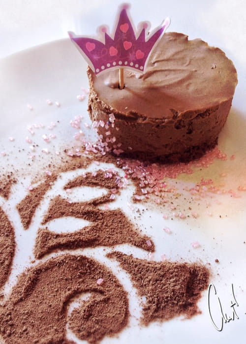Gâteau à la mousse au chocolat gourmand