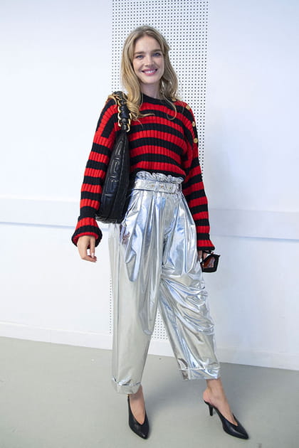 Natalia Vodianova au d&eacute;fil&eacute; Balmain