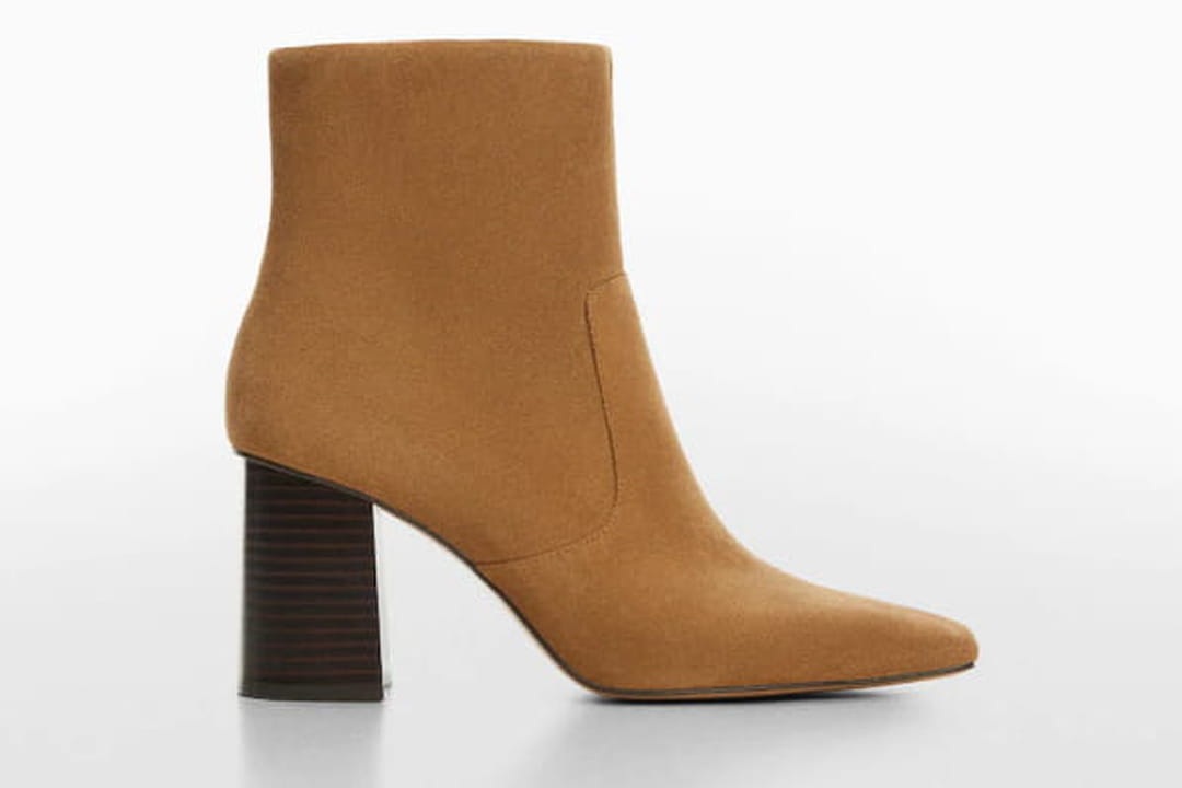 Bottines Linzi Marron Suède Talon Bloc - Taille UK 7 (EUR 40, US 9), Neuves Sans Emballage