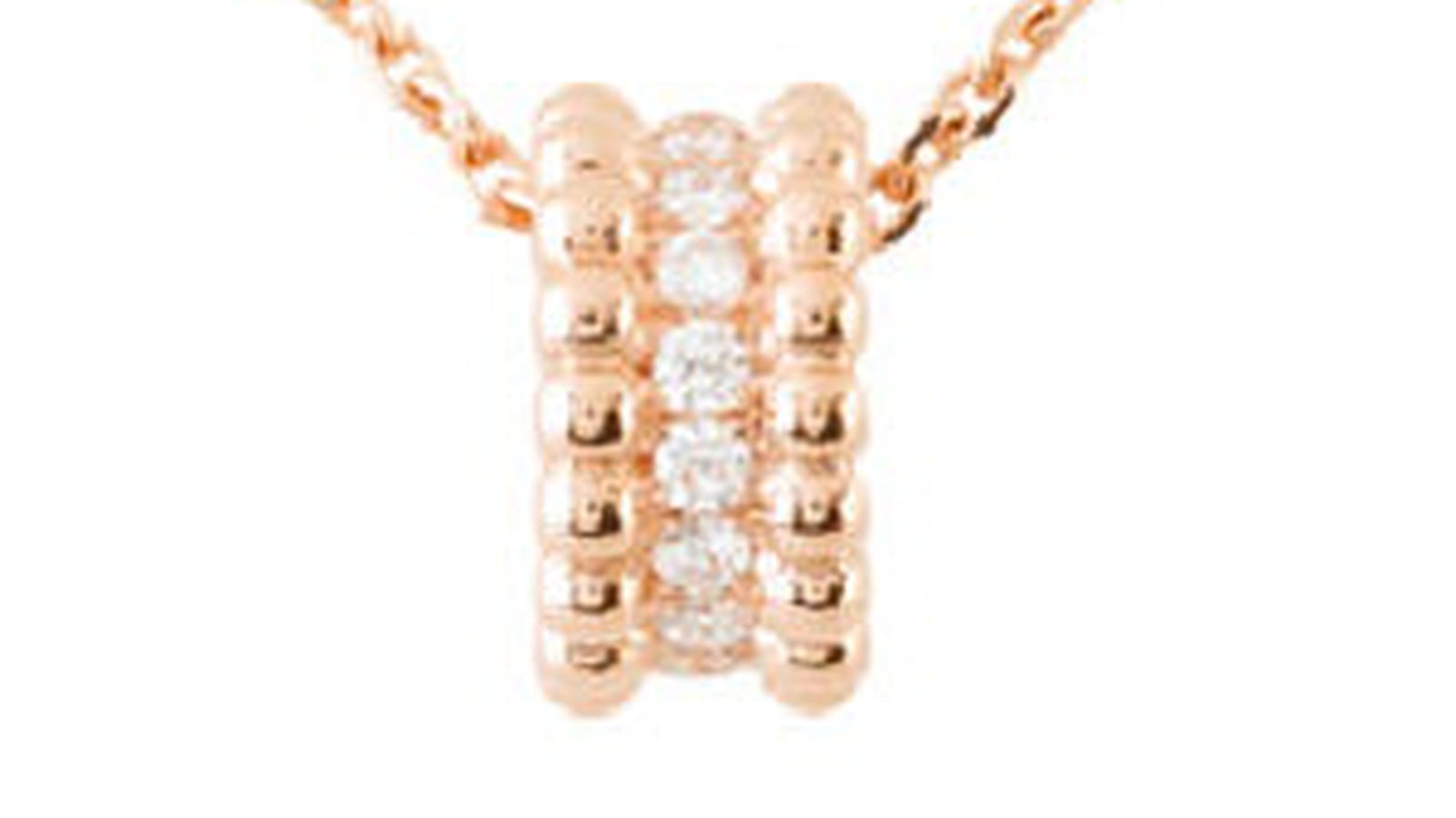 Pendentif "Perlée" or rose de Van Cleef & Arpels 