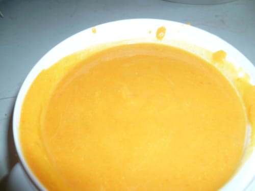 Soupe au potimarron, potiron et mascarpone