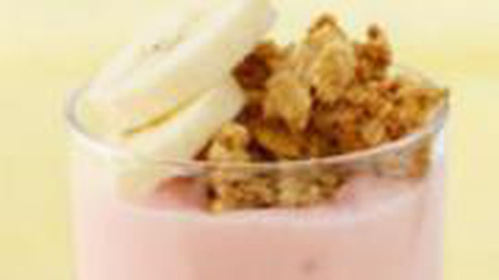 Verrine de yaourt aux fruits