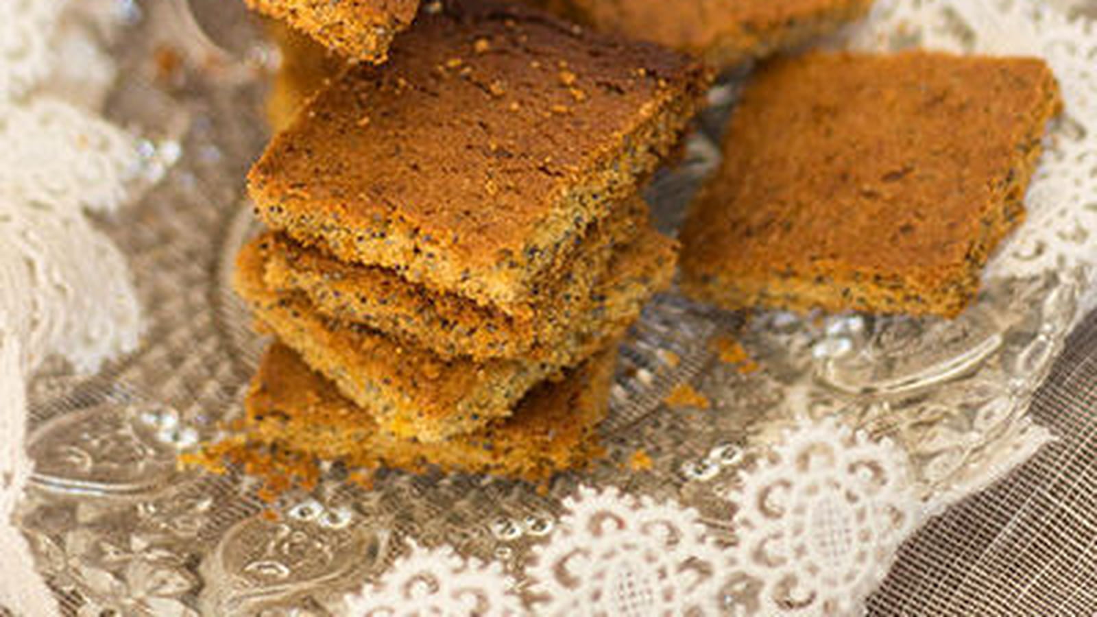 Petits sablés pavot et zestes d'orange