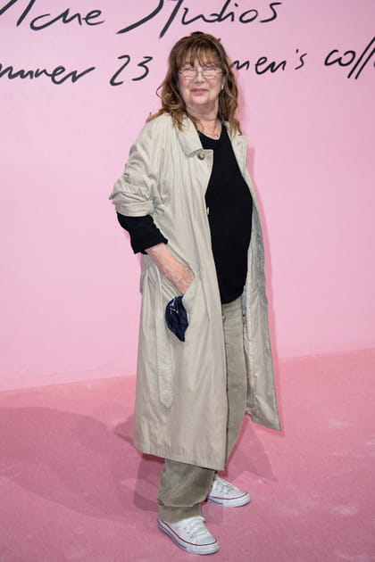 Jane Birkin au défilé Acne Studios