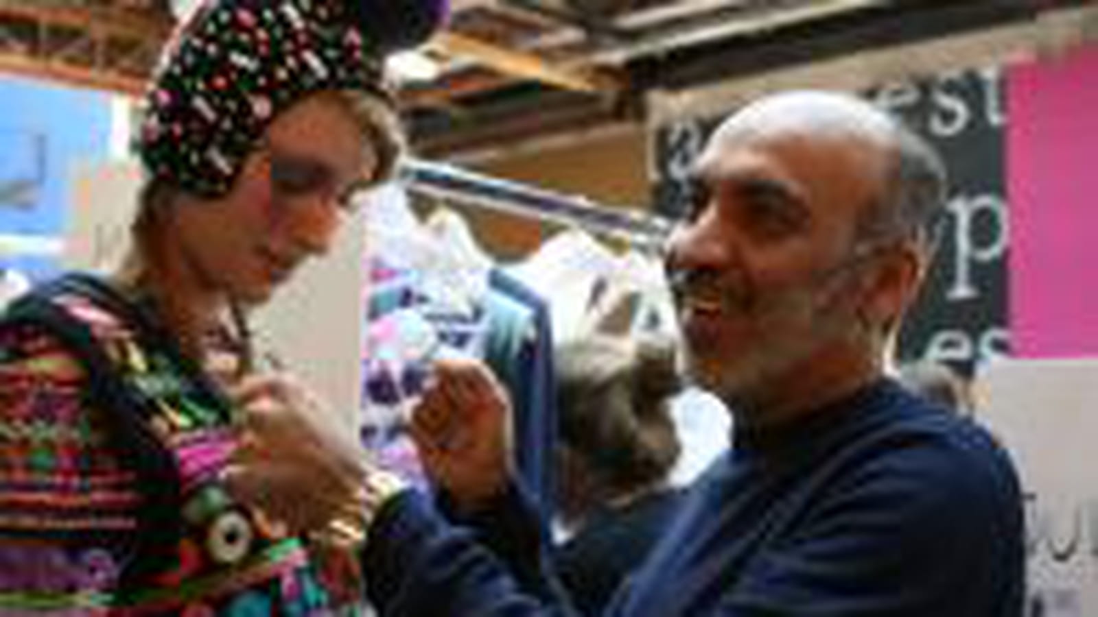 Manish Arora dans les backstage 
