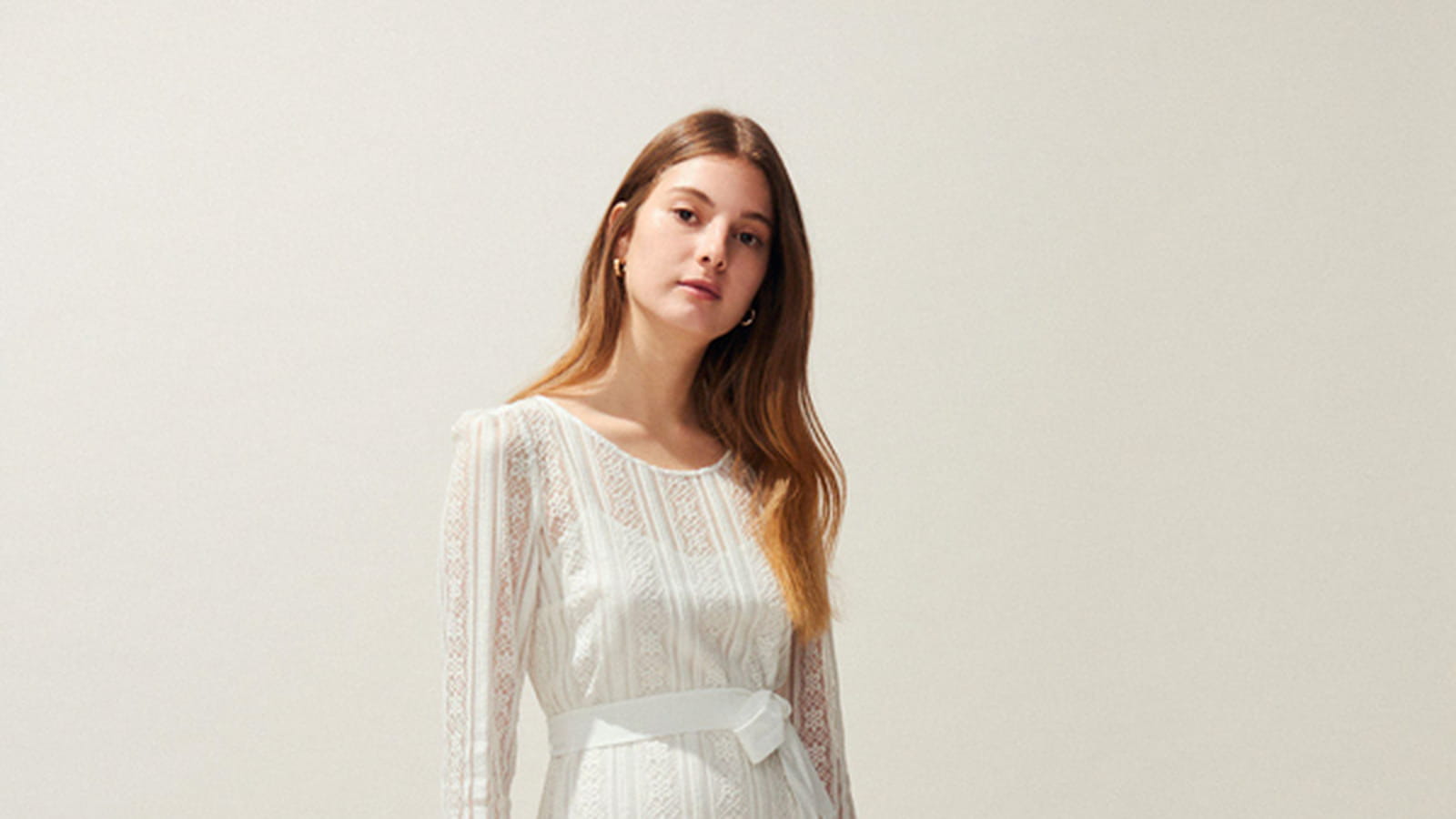 Robe blanche Claudie Pierlot 
