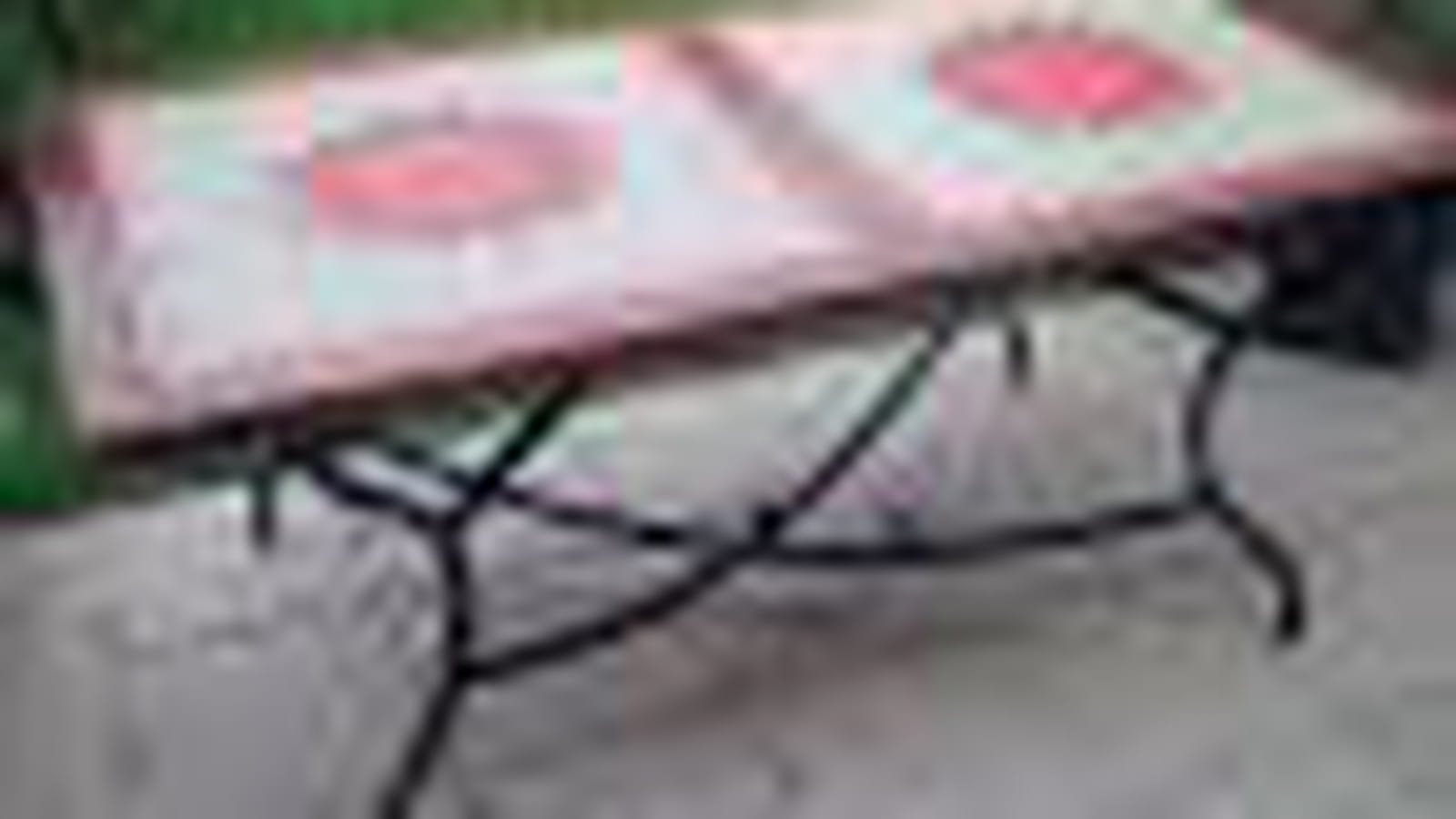 Table de jardin