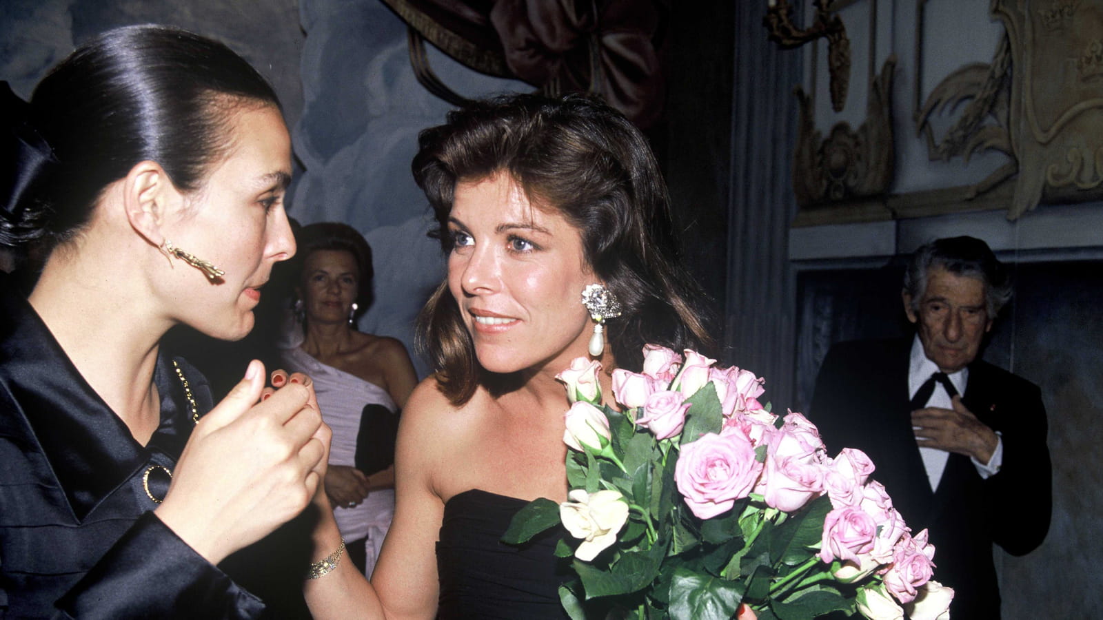 Carole Bouquet et Caroline de Monaco