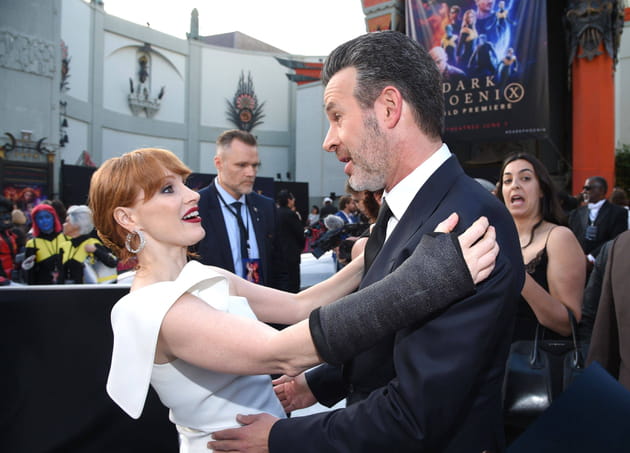 Jessica Chastain, plâtrée mais heureuse