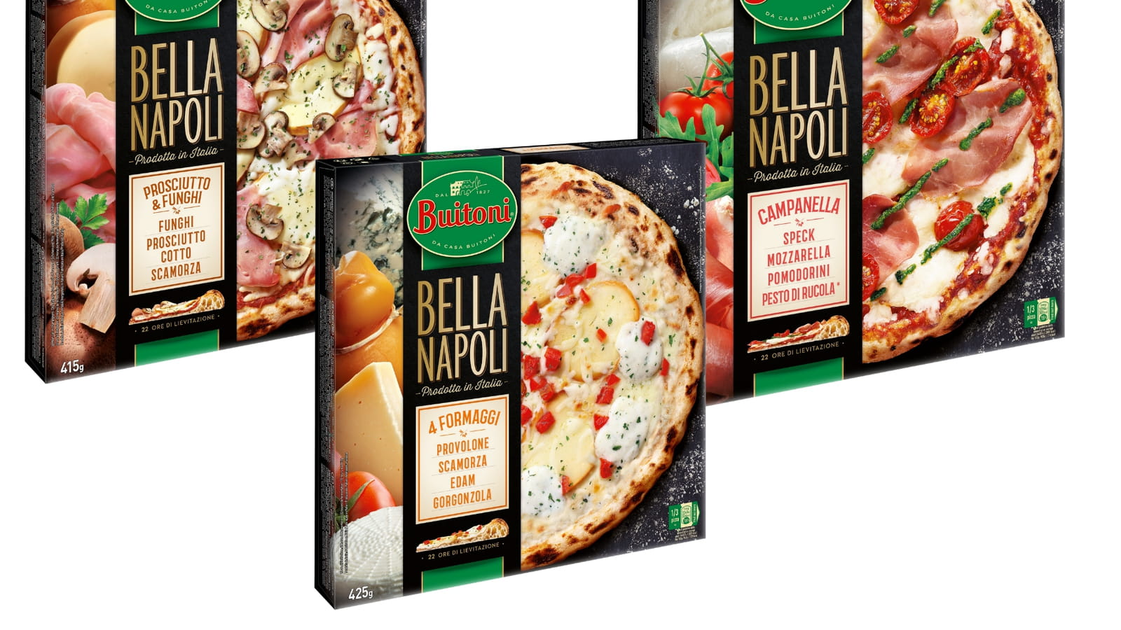 Les pizzas surgelées de Buitoni